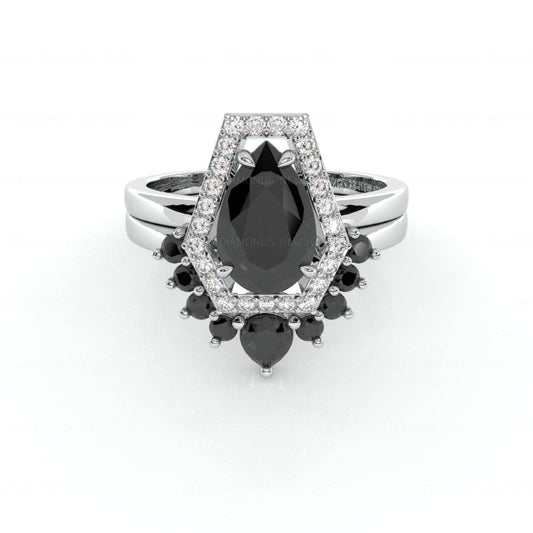 VIP TF Upgrade- Faithfulness-1ct Black Pear Cut Diamond-Black Diamonds New York