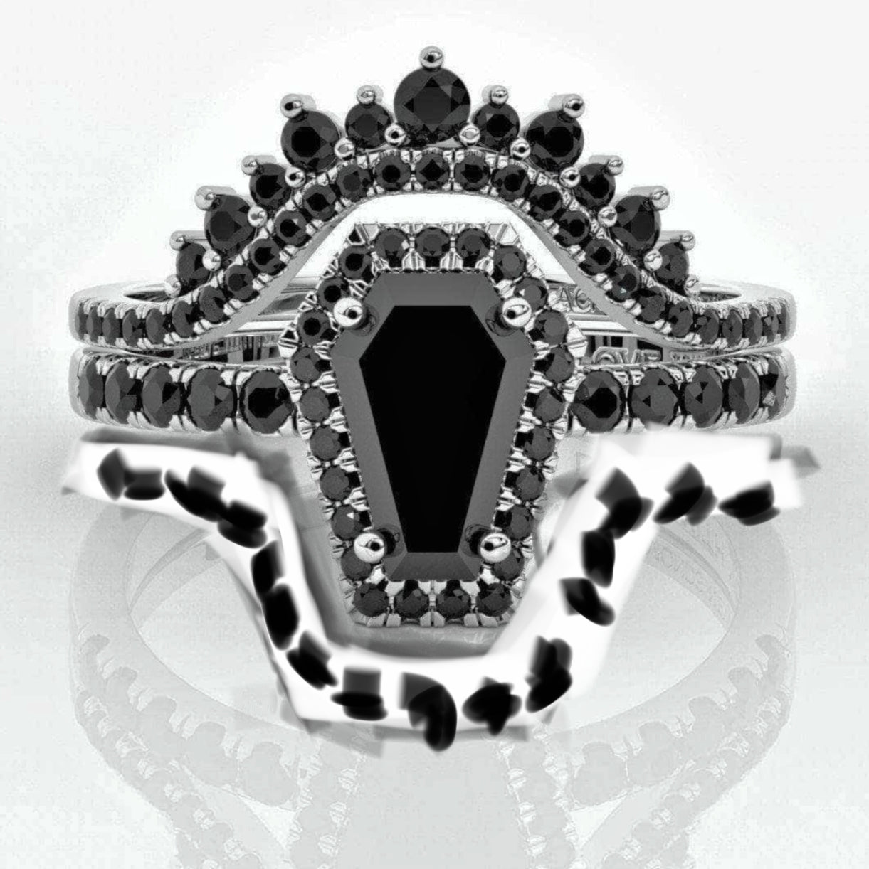 VIP ZE Dream Ring Custom Request (Aftersale Service)-Black Diamonds New York