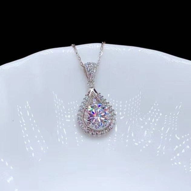 Moissanite Diamond Necklace by Black Diamonds New York