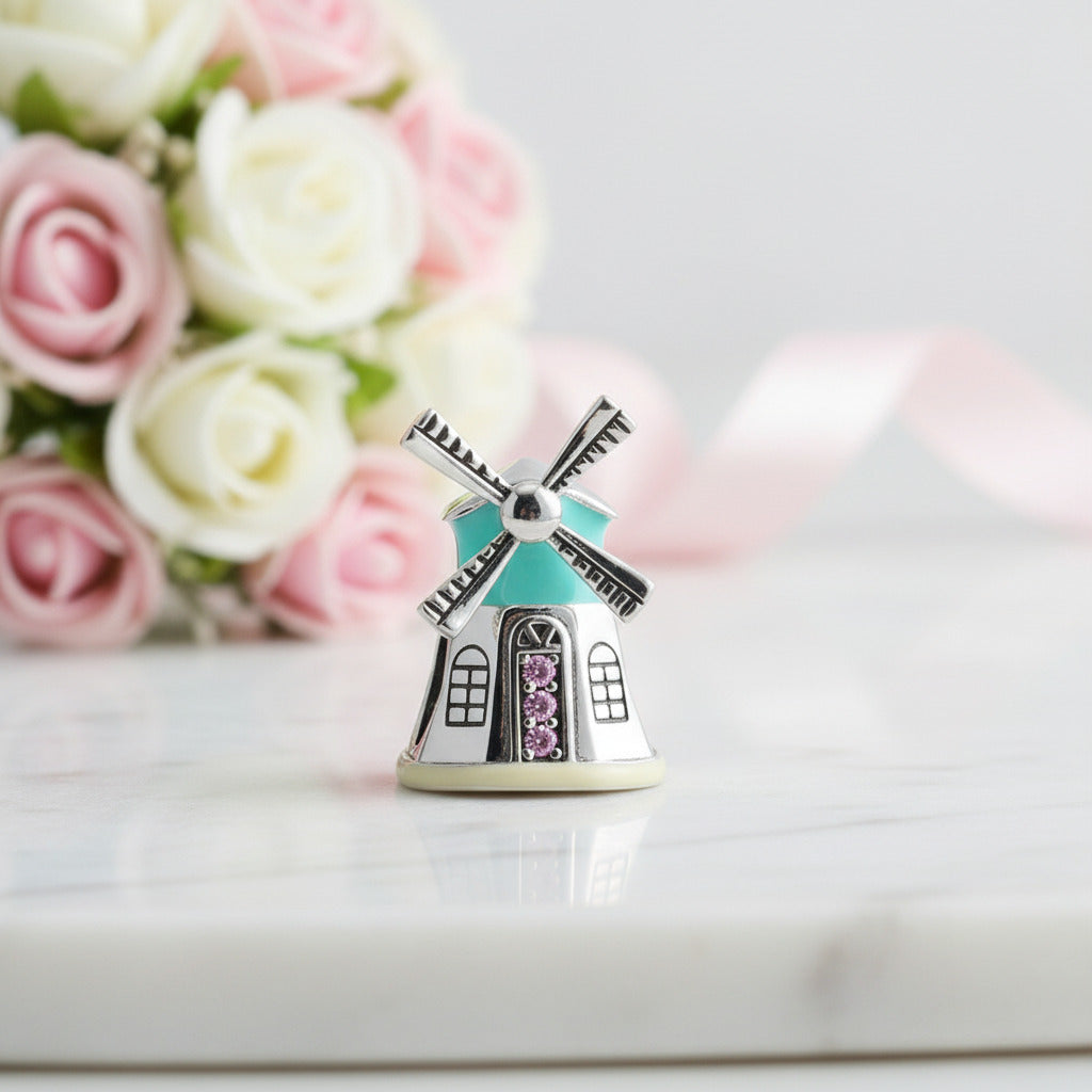 Windmill Charm-Black Diamonds New York