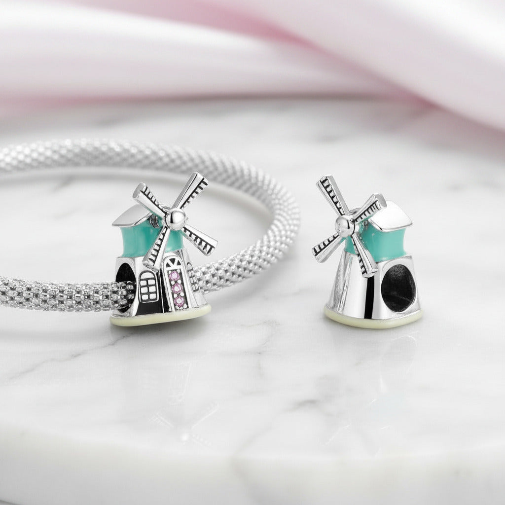 Windmill Charm-Black Diamonds New York