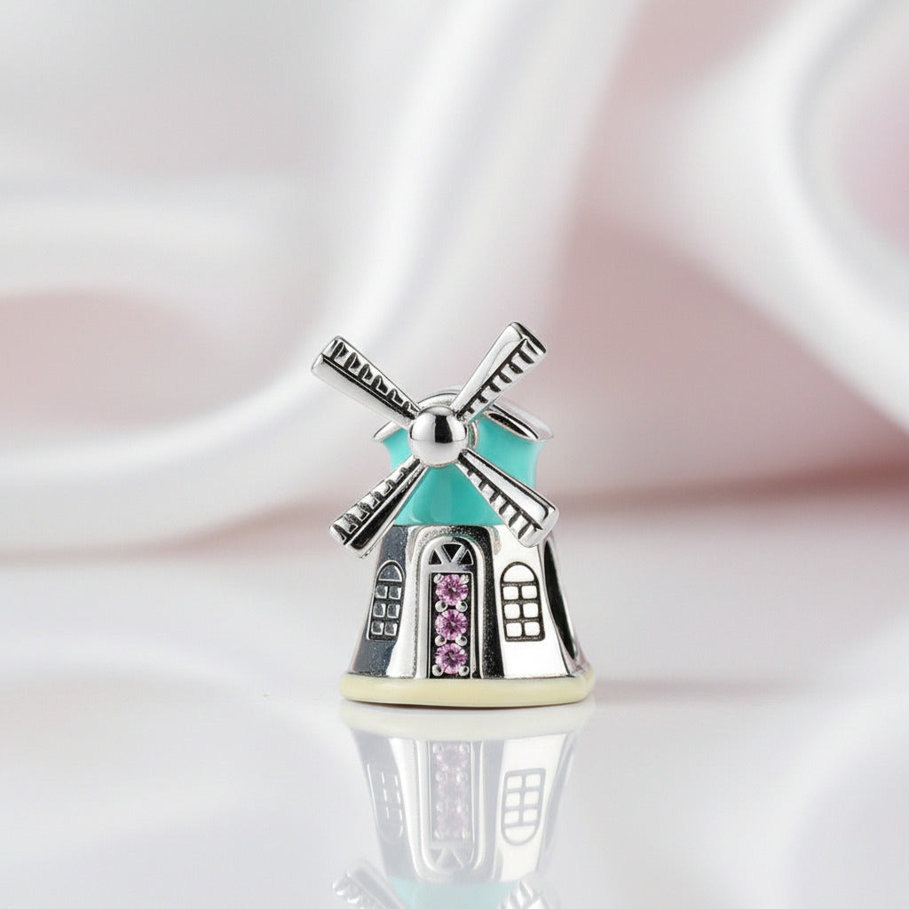 Windmill Charm-Black Diamonds New York