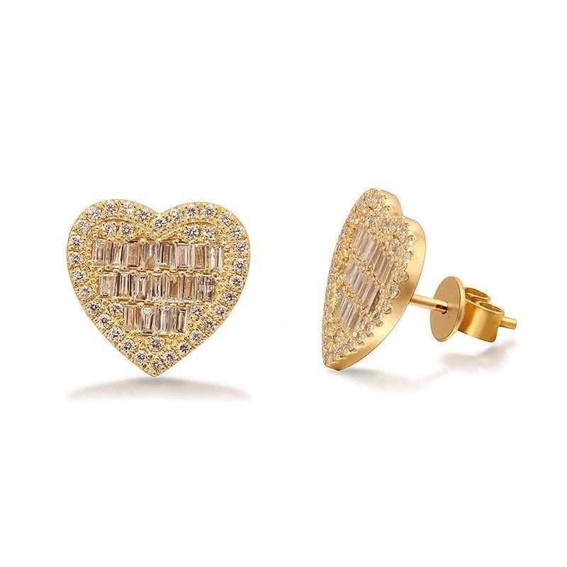 18K Yellow Gold Earrings by Black Diamonds New York