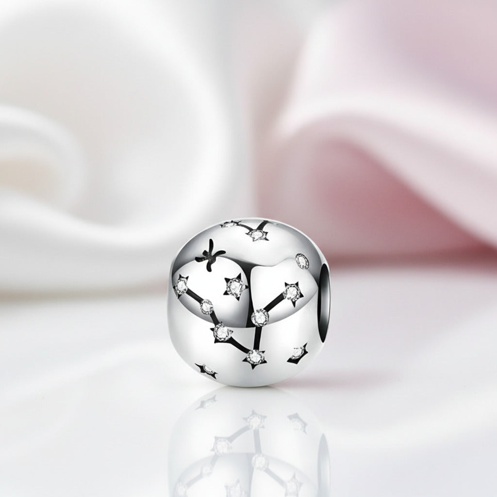 Zodiac Constellation Star Sign Beads-Black Diamonds New York