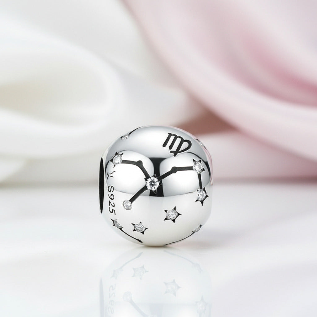 Zodiac Constellation Star Sign Beads-Black Diamonds New York