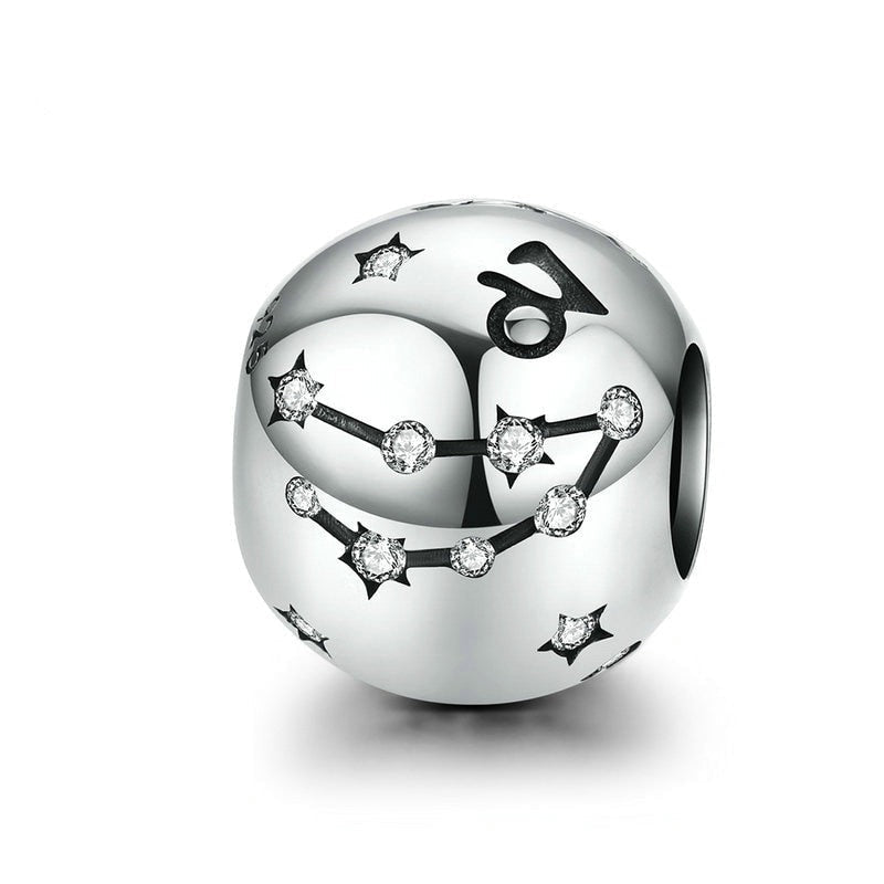 Zodiac Constellation Star Sign Beads-Black Diamonds New York