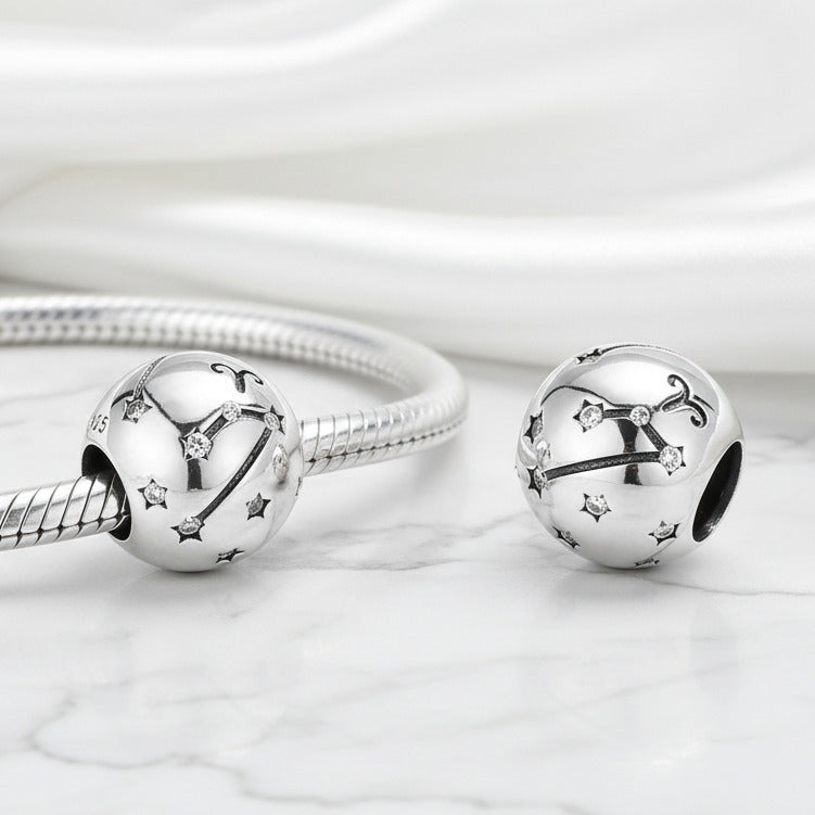 Zodiac Constellation Star Sign Beads-Black Diamonds New York