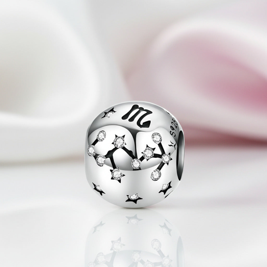 Zodiac Constellation Star Sign Beads-Black Diamonds New York