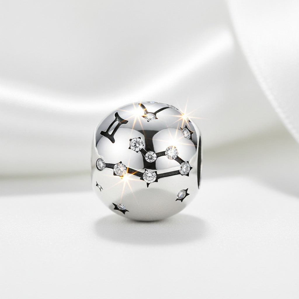 Zodiac Constellation Star Sign Beads-Black Diamonds New York