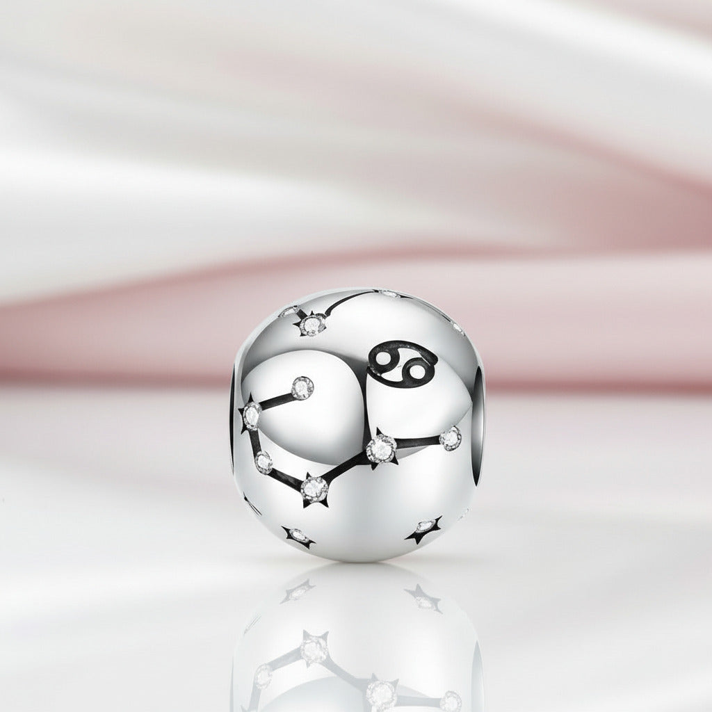 Zodiac Constellation Star Sign Beads-Black Diamonds New York
